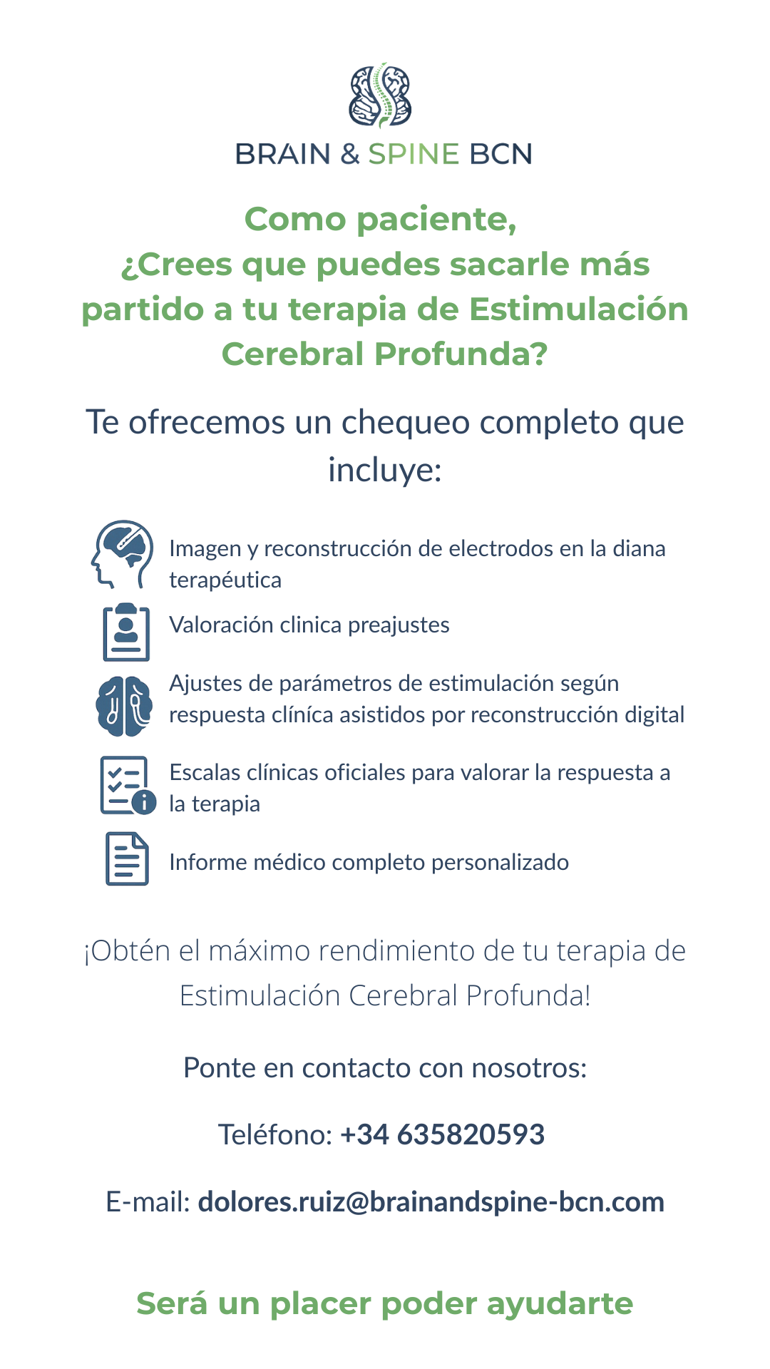 Revisión del Sistema de Estimulación Cerebral Profunda en Barcelona